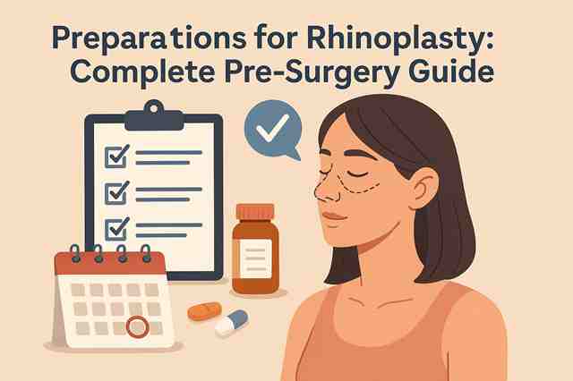 Preparing for rhinoplasty involves several key steps